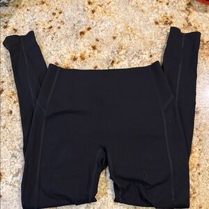 SPANX Black Leggings size Medium no front seam